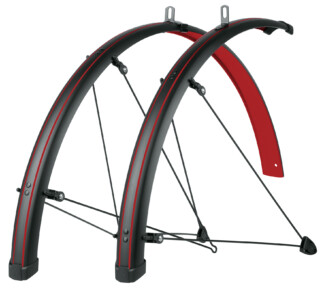 Sada blatníkov SKS Bluemels Stingray 28" 45mm – Black/Red