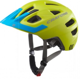 Detská prilba CRATONI Maxster Pro Lime/Blue Matt - S/M (51-56cm)