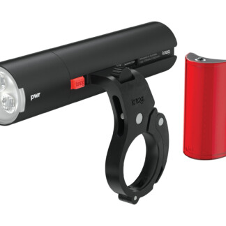 Sada svetiel KNOG PWR Road 700lm, Mid Cobber Rear & PWR Mount