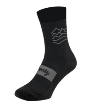 Ponožky ROCDAY Timber Merino Melange/Black - L/XL
