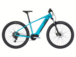 Dámsky horský elektrobicykel s odpruženou vidlicou v ponuke požičovne PozicajSiBajk.sk.